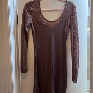 Free People purple bodycon dress